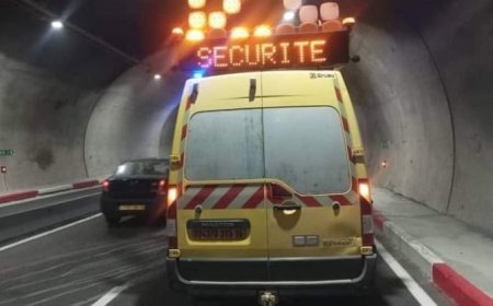  منع عبور شاحنات نقل المواد القابلة للالتهاب بنفق جبل الوحش 