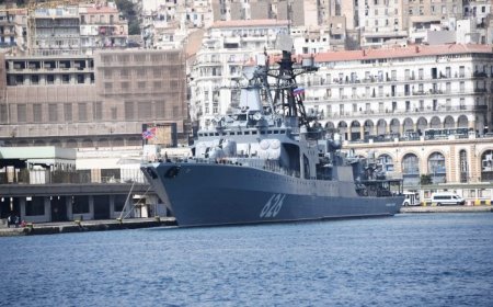 سفينة حربية روسية في الجزائر