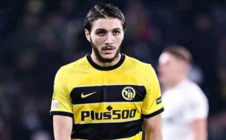 مدرب يونغ بويز السويسري يوجه انتقادات للاعبه الجزائري جوان حجام