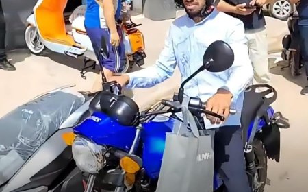 دراجة نارية للطالب "بوحفص