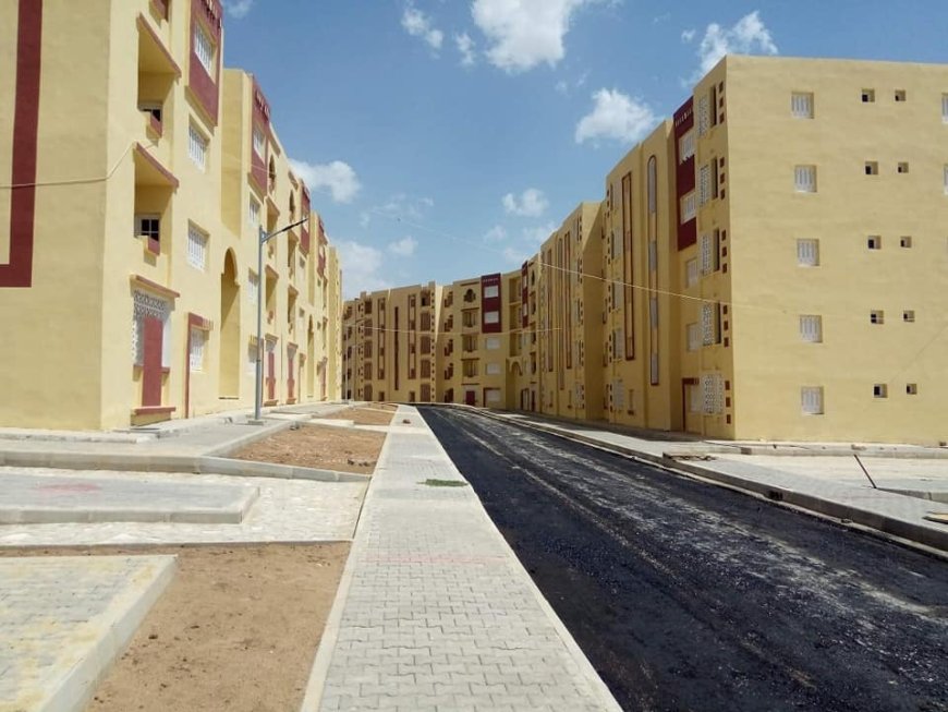 إجراء القرعة لحصة 1054 سكن إجتماعي بالقطب الحضري الدكان بتبسة