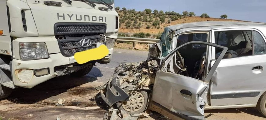 المسيلة: وفاة شخصين و إصابة 06 آخرين ببلدية ولتام إثر حادث مرور