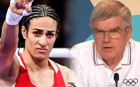 رئيس اللجنة الأولمبية الدولية: "أدعم البطلة إيمان خليف"