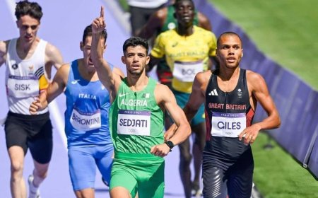 أولمبياد باريس 2024: العداء سجاتي يتأهل إلى نهائي سباق 800 متر