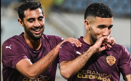 "الفاف" تهنئ احمد قندوسي بعد تتويجه بلقب كأس الرابطة المصرية مع نادي سيراميكا كليوباترا