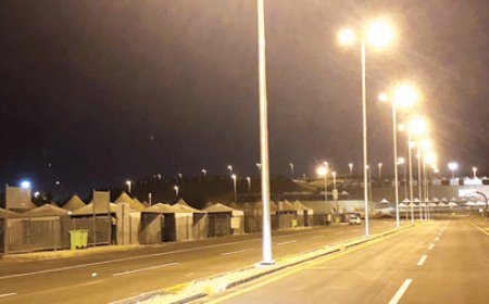 الإنارة تعود للبركة الزرقاء