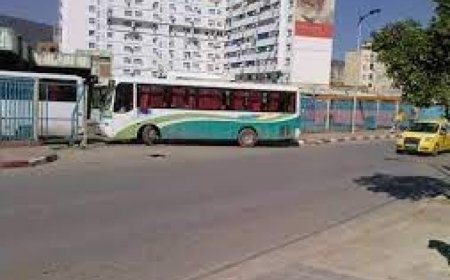 ازمة نقل خط عنابة الحجار بمحطة كوش ايام الجمعة 