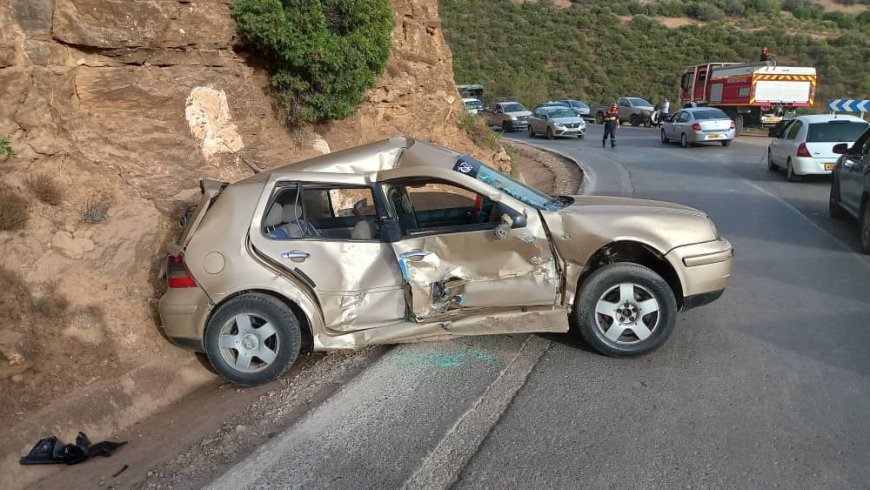 قتيلين وجريحين في حادث مرور مأساوي بخنشلة