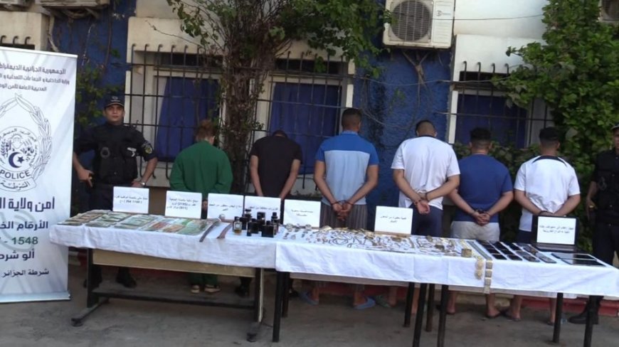 أم البواقي:  تفكيك شبكة  إجرامية منظمة مختصة في السطو المسلح وسرقة ممتلكات المواطنين بإستعمال العنف