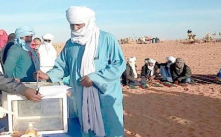 انطلاق أول مكتب تصويت متنقل  بتندوف