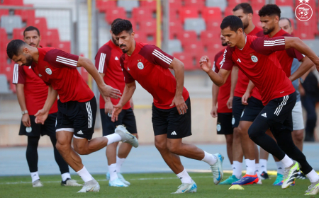 الخضر يجرون غدا الحصة التدريبية الرئيسية في ملعب "صامويل كانوين" بمونروفيا