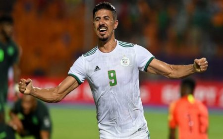 بغداد بونجاح ثالث أفضل هدافي المنتخب الوطني الجزائري عبر التاريخ