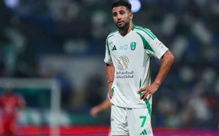 محرز يفشل في انقاد الأهلي من الخسارة امام القادسية