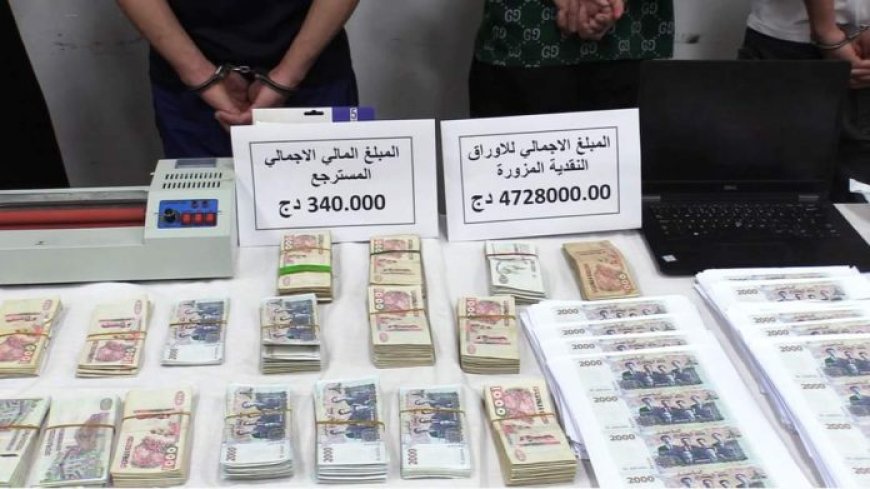 شرطة سطيف تضبط ما يقارب 500 مليون سنتيم من العملة الوطنية المزورة