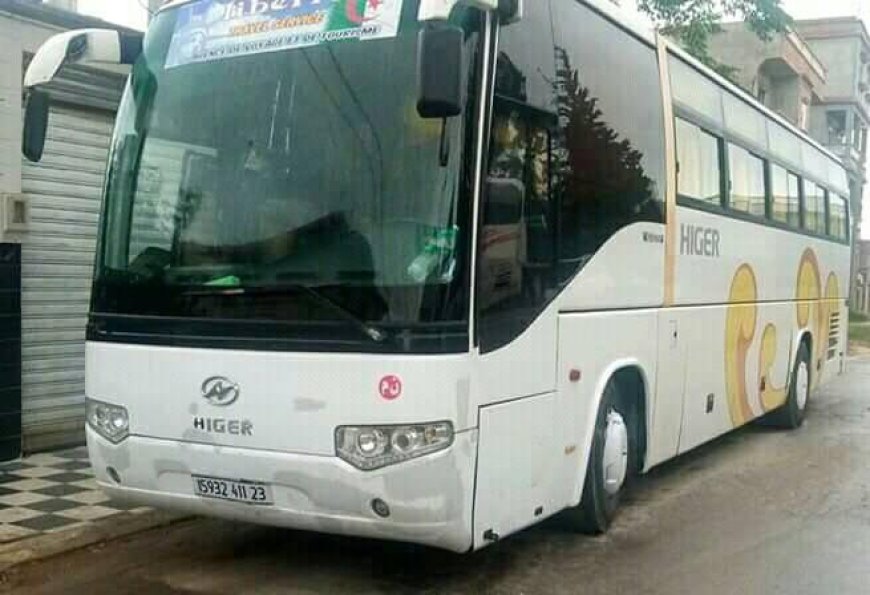 وضع حافلتين جديدتين لنقل المسافرين بين سرايدي ومدينة عنابة بداية من الغد