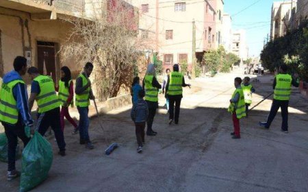 حملة واسعة لتنظيف مختلف احياء بلديةالبوني