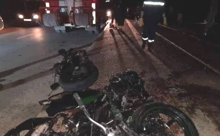 اصطدام دراجة بعمود كهربائي في موكب زفاف بسوق أهراس
