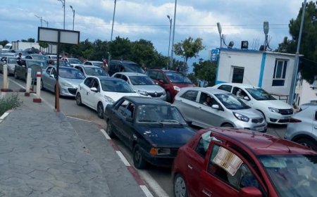 "زحمة" في معبر "ملولة" 