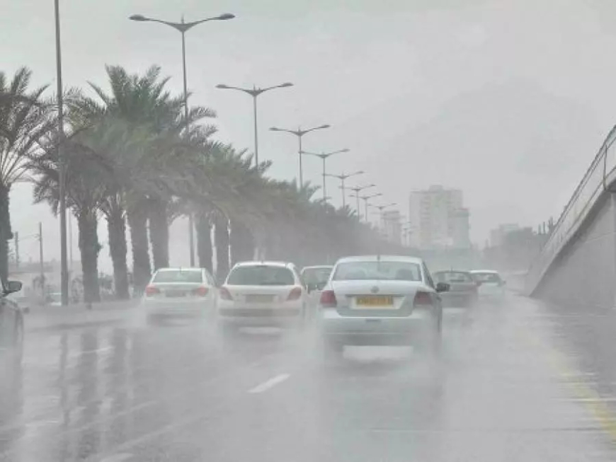 أمطار رعدية على الولايات الوسطى والشرقية للوطن