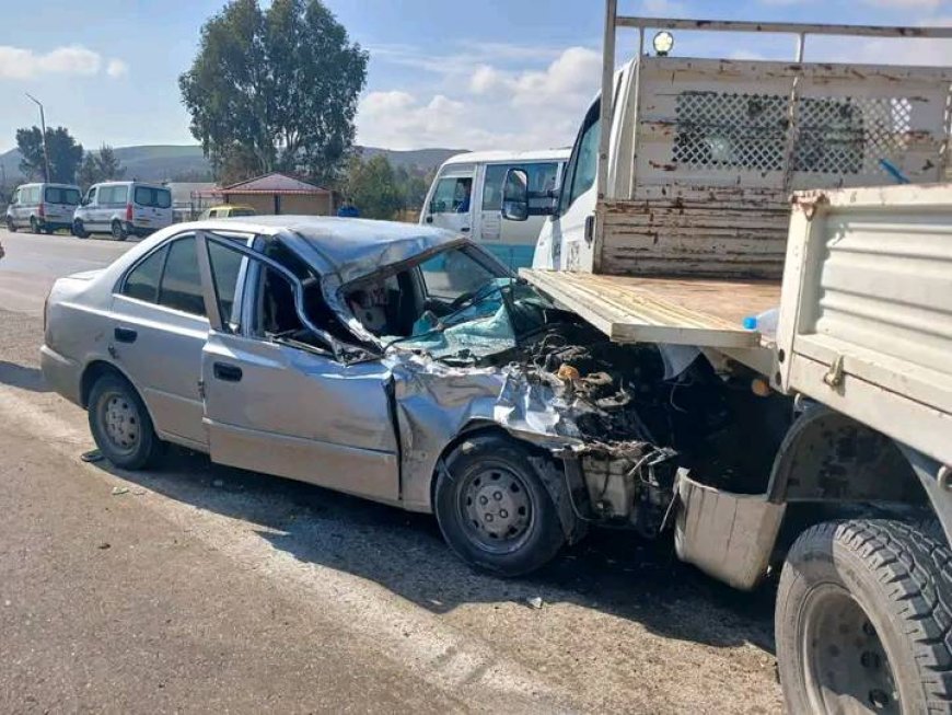 مقتل إمرأة واصابة 02 أخرين في حادث مرور بالمسيلة