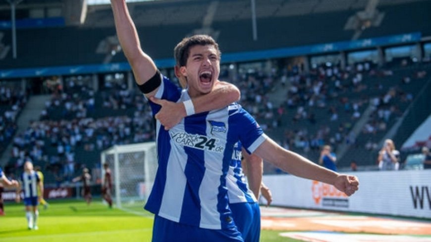 مازة هداف ويقود فريقه هيرتا برلين الى قلب الطاولة على انتراخت براونشفايغ