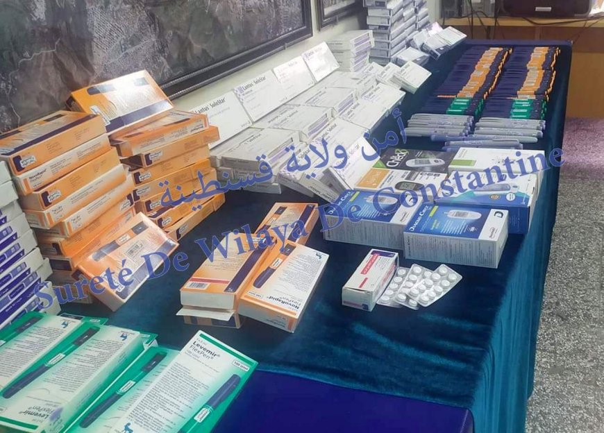 قسنطينة: حجز ألف و 500 حقنة أنسولين ومبلغ نصف مليار سنتيم