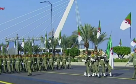 نهاية الاستعراض العسكري المخلد لسبعينية اندلاع الثورة التحريرية المجيدة