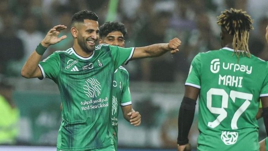 محرز يوقع اول ثنائية في الموسم مع الأهلي السعودي ويؤكد جاهزيته لمعسكر الخضر
