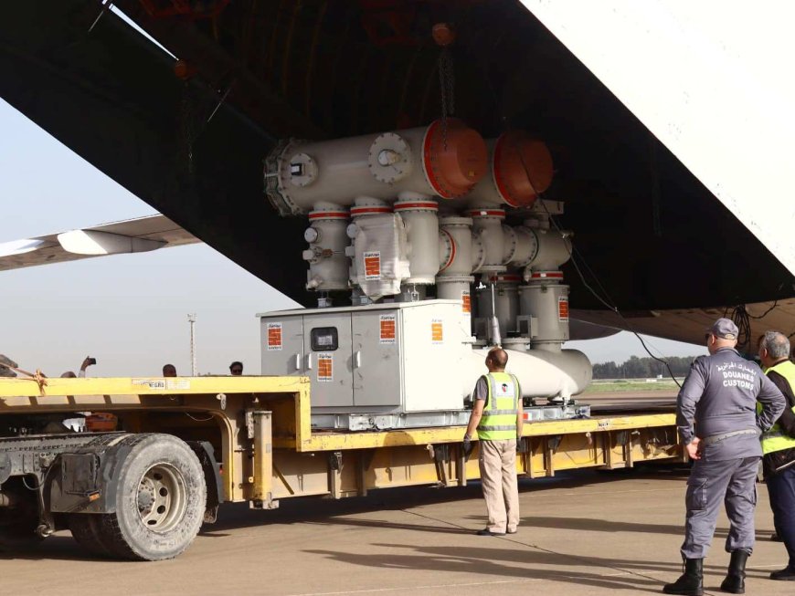  استلام شحنة جديدة من التجهيزات الخاصة بإنجاز محطات تحلية مياه البحر