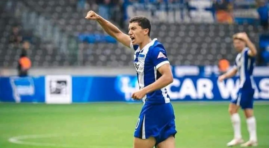 مازة هداف ويفوز بجائزة رجل المباراة امام نادي أولم