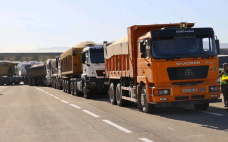 إجراءات جديدة لمعالجة للحد من  الحمولة الزائدة للشاحنات