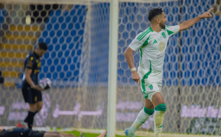 محرز يواصل التوهج بتسجيل الأهداف في الدوري السعودي