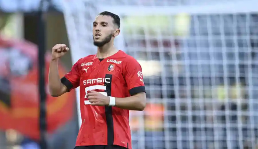 غويري يكسر عقدة التهديف مع رين بعد مرور ثلاثة أشهر