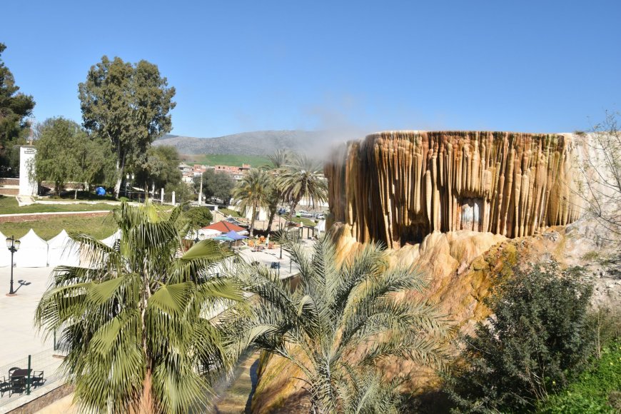 مدينة حمام دباغ مقصد السياح من حدب وصوب  للاستجمام بقالمة