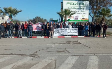 أعوان الأمن والحراسة بشركة "فرتيال" بعنابة يحتجون