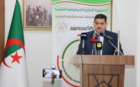 وزير الري من برج بوعريريج:  الحل النهائي  يكمن في مشاريع تحلية مياه البحر