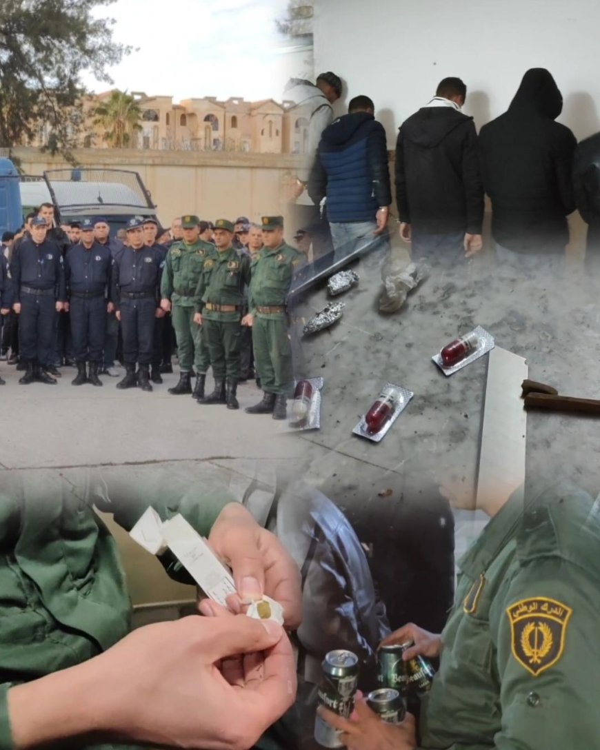 حملة أمنية مشتركة واسعة بتبسة تسفر عن توقيف مجرمين وحجز مخدرات وأسلحة