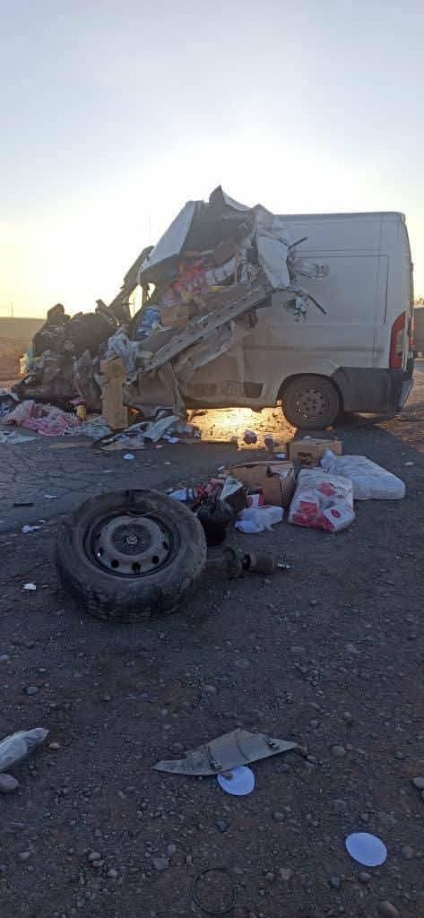 هلاك شخص واصابة آخر في حادث سير أليم ببريكة
