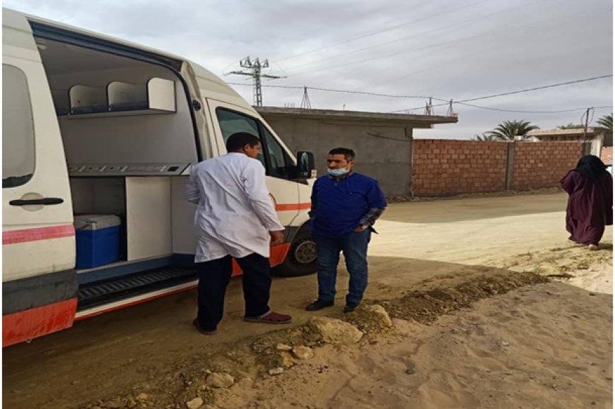 قافله طبيه تجوب اربع بلديات ومناطق ظل بولايه عنابه