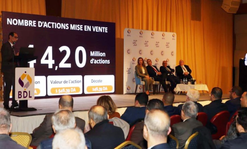 انطلاق عملية فتح رأسمال بنك التنمية المحلية ببيع 2ر44 مليون سهم جديد