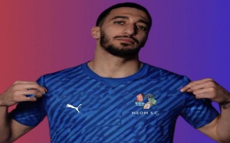 بن رحمة على موعد مع تدشين ظهوره الأول مع نيوم السعودي اليوم