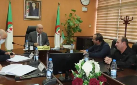 سايحي يستقبل النقابة الوطنية لممارسي الصحة العمومية