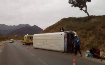 وهران: إصابة 9 أشخاص في حادث انحراف حافلة