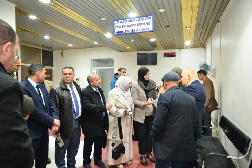 البعثة الإستعلامية البرلمانية تعاين المنطقة الصناعية وواجهة البحر بسيدي سالم بعنابة