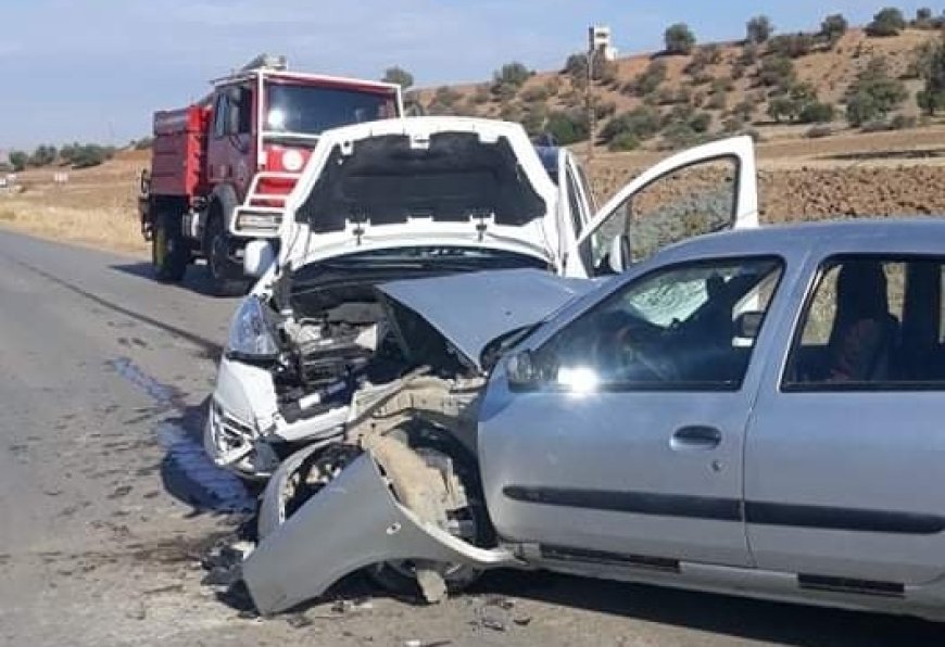 أم البواقي: هلاك شخصين وجرح 07اخرين في اصطدام  بين سيارتين  بقصر الصبيحي    