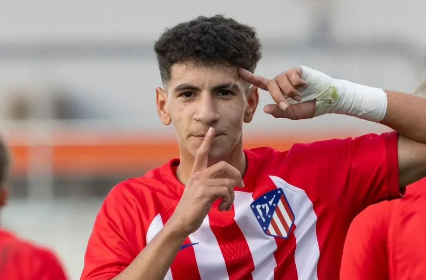 الموهبة الجزائرية ريان بلعيد في طريقه الى مغادرة اتليتيكو مدريد الاسباني