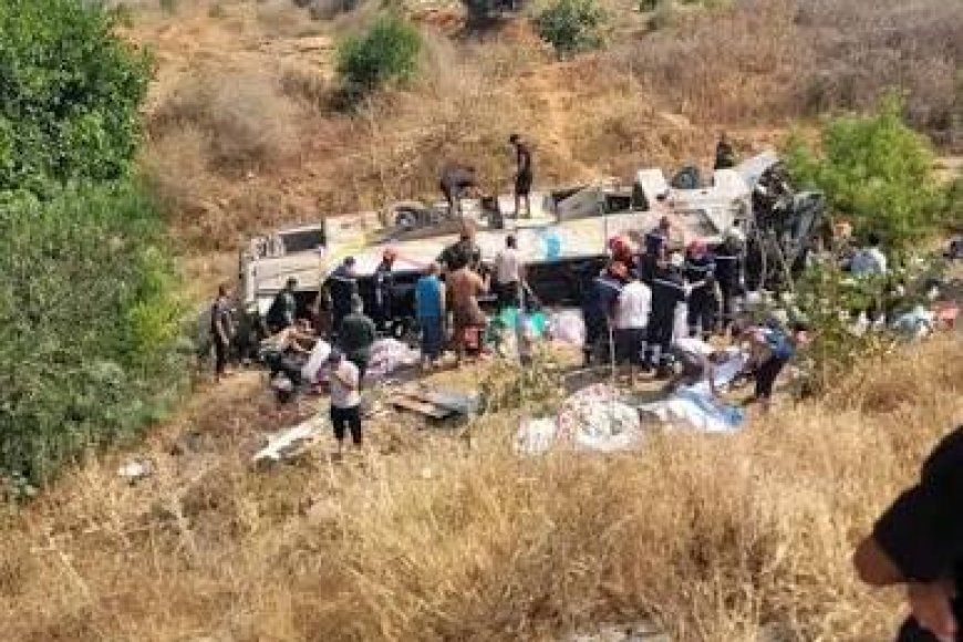ارتفاع حصيلة فاجعة انقلاب حافلة ببومرداس إلى 25  وفاة و38 جريحًا  