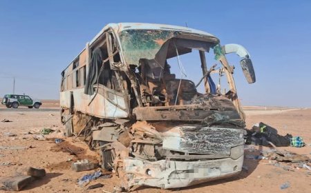 وفاة 4 أشخاص وإصابة 20 آخرين بجروح كحصيلة أولية في حادث مرور بتيميمون