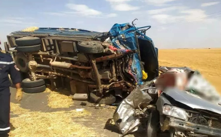 تيارت: 6 وفيات في حادث مرور ببلدية شحيمة