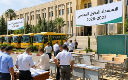 برج بوعريريج :  886 حافلة لتغطية 739 خطاً و68 قسم توسعة جديد بالابتدائي